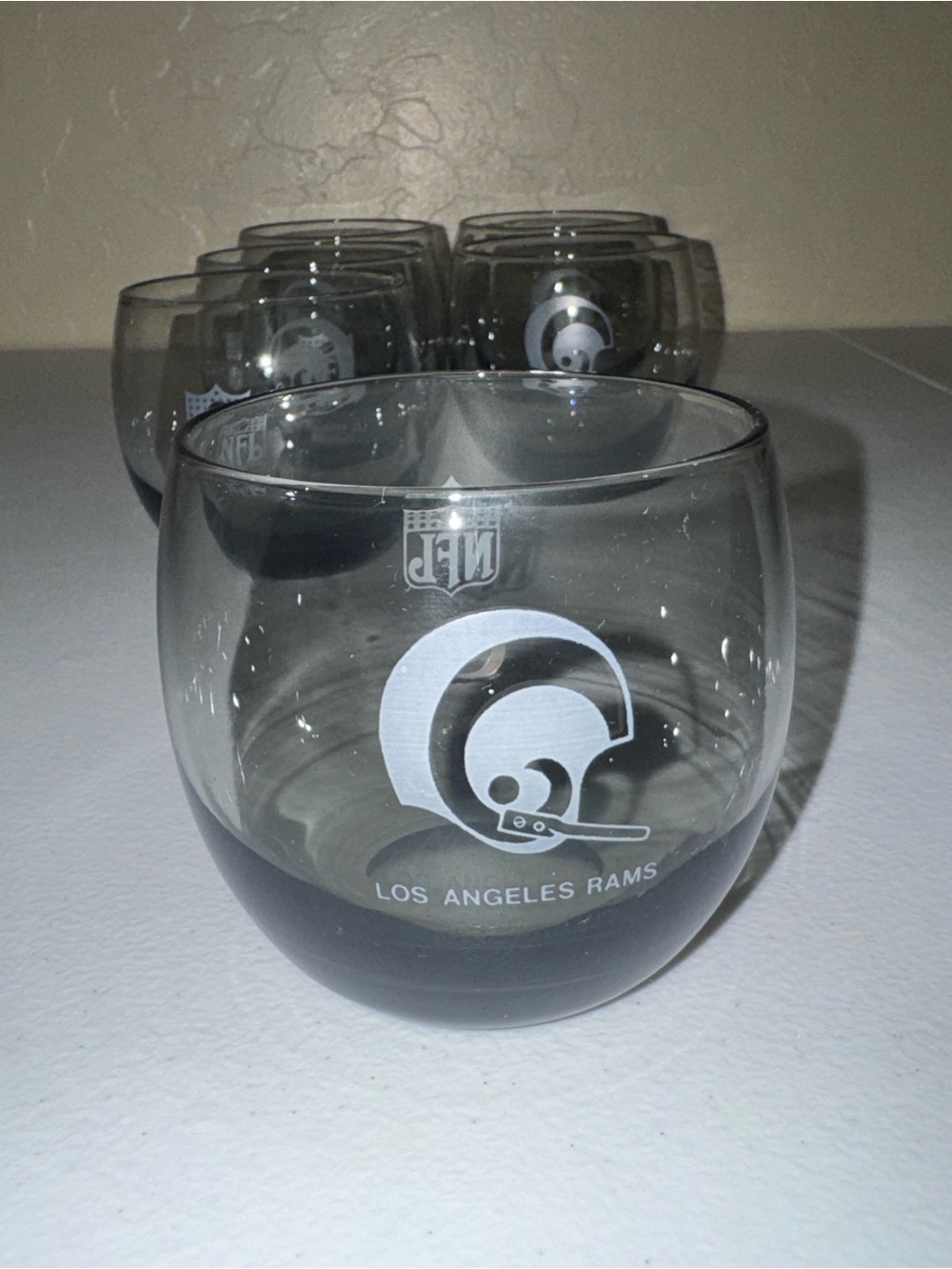 NFL Los Angeles Rams Smoked Gray Tumbler Set - 6 Pack
